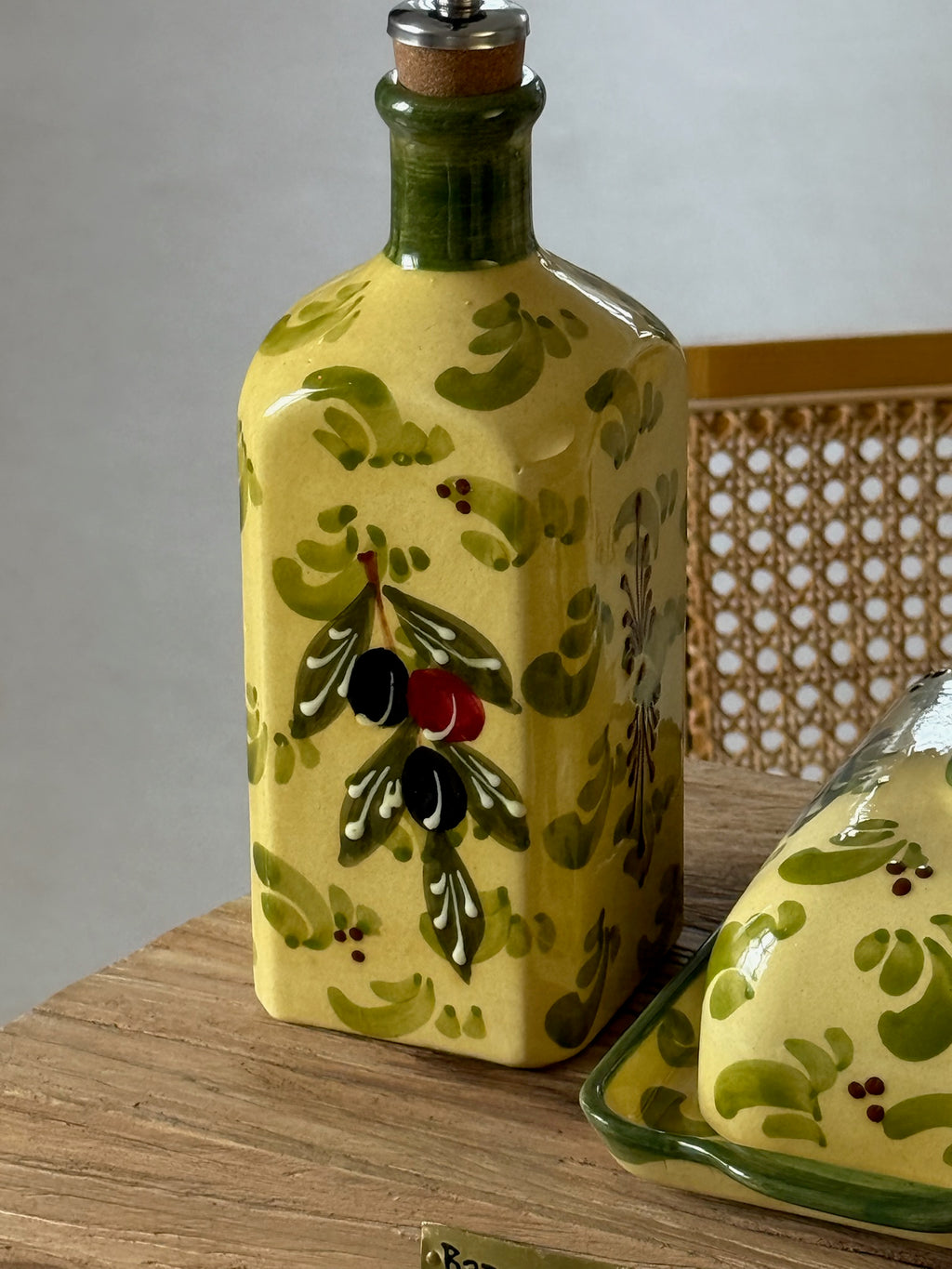 Olijfoliefles | Groen | 600 ml