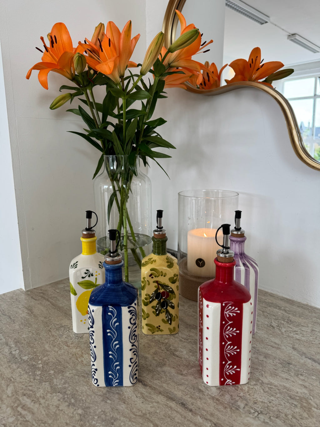 Olijfoliefles | Groen | 600 ml