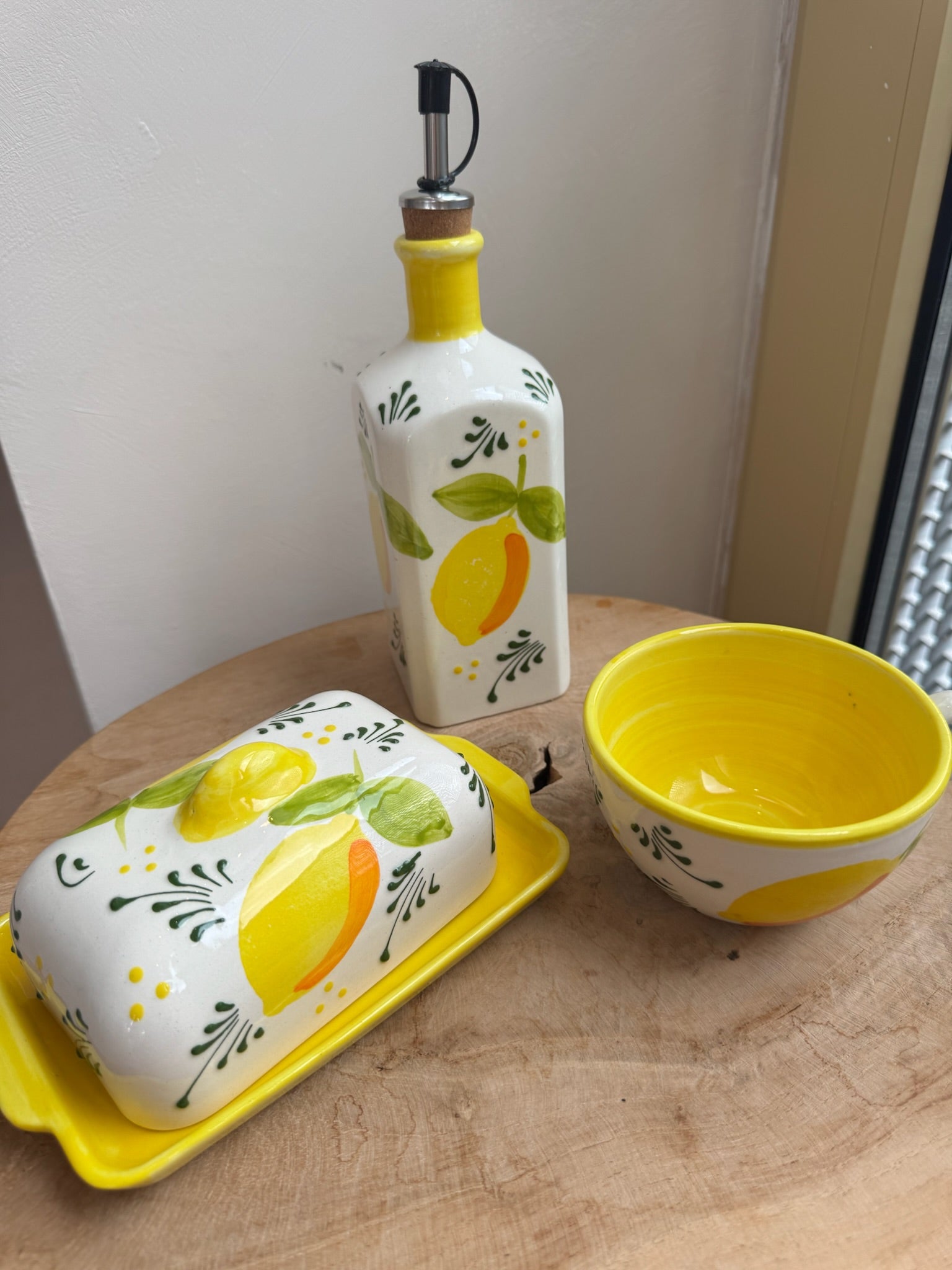 Olijfoliefles | Citroengeel | 600 ml