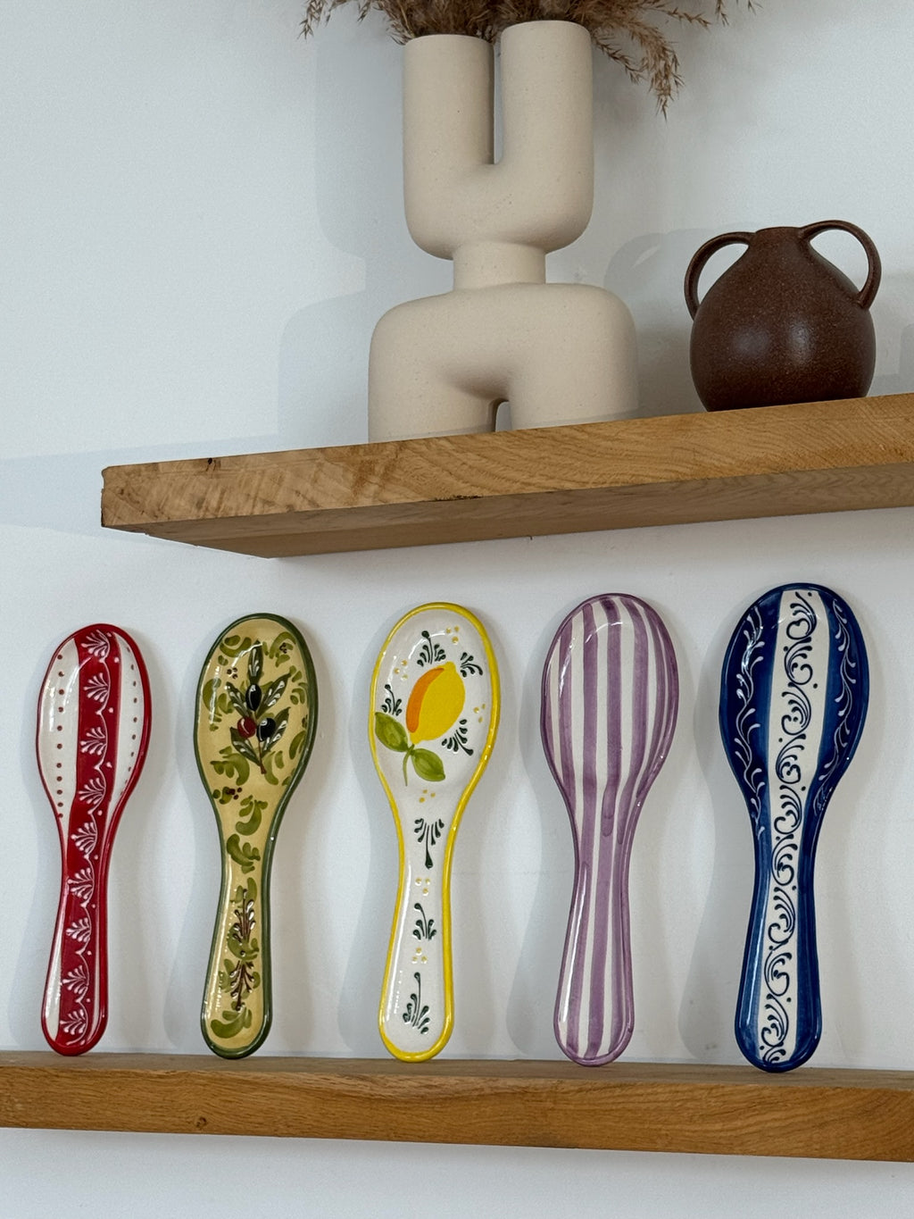 Grote Lepelhouders - 5 verschillende kleuren