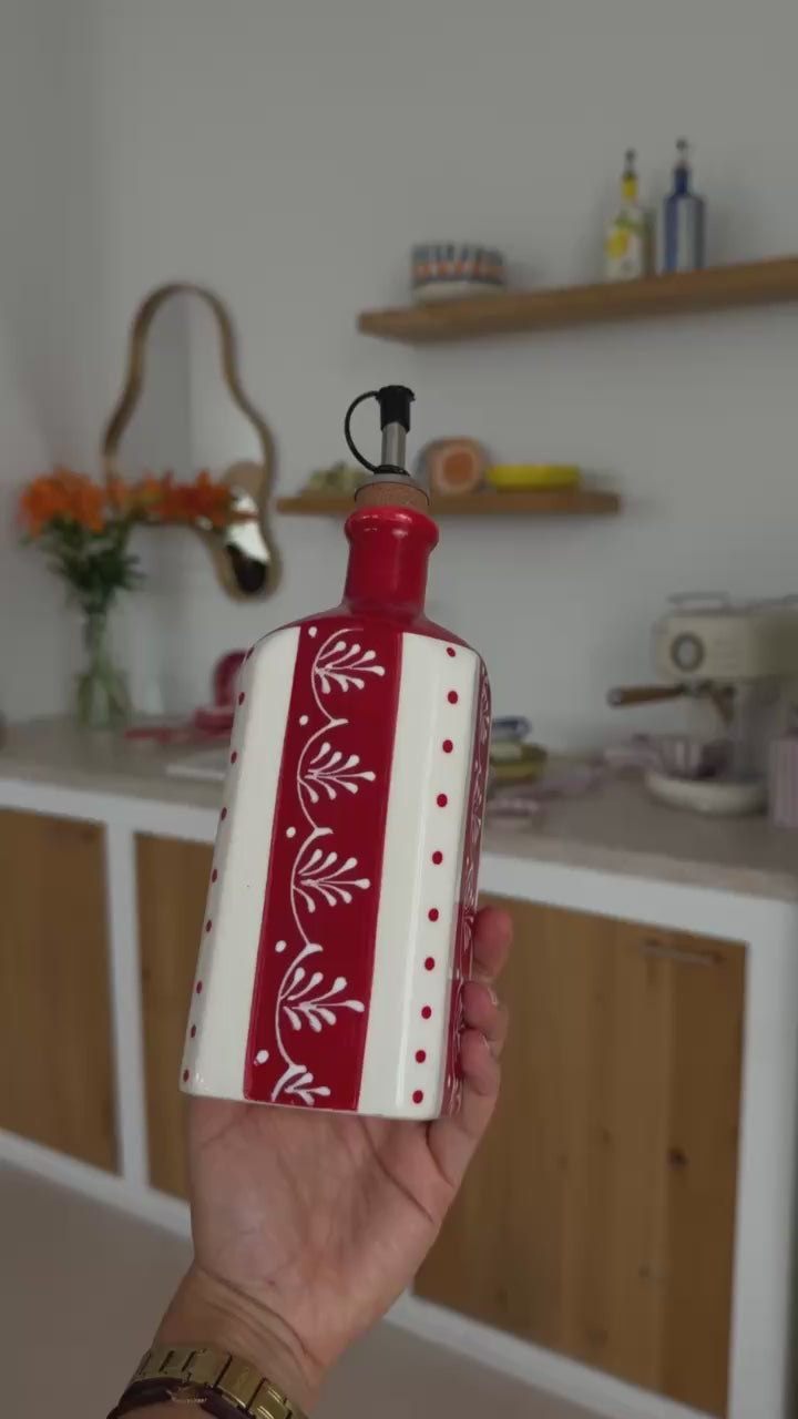 Olijfoliefles | Spaansrood | 600 ml