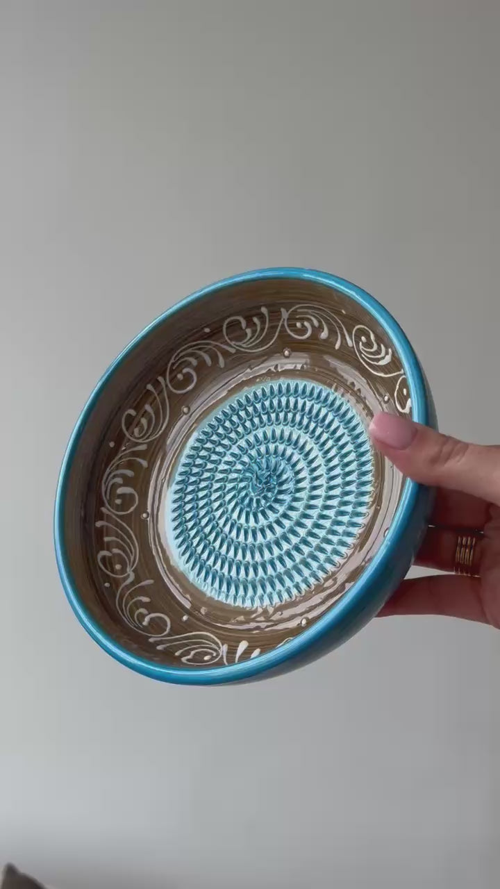 Raspbord | Beige/Blauw